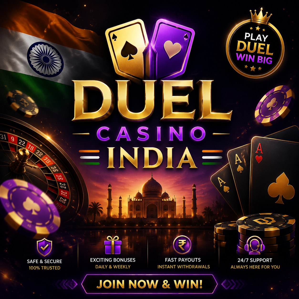 Duel Casino India Review 2026 – Crypto Casino, Sportsbook & Originals Explained
