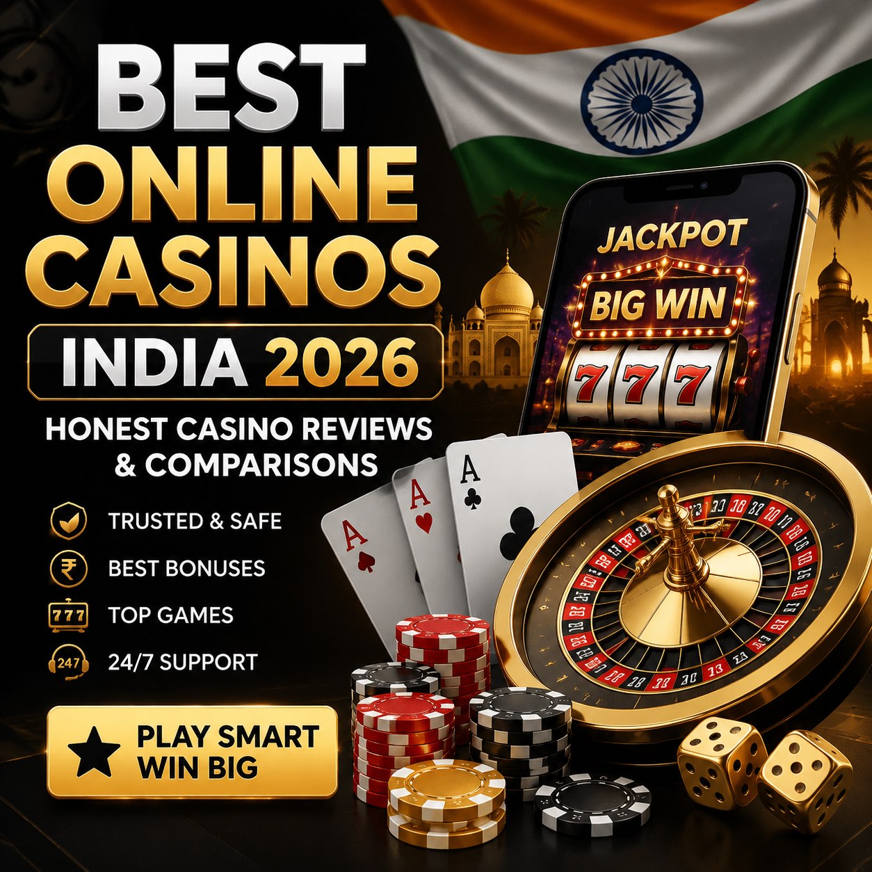 Play best online casinos india